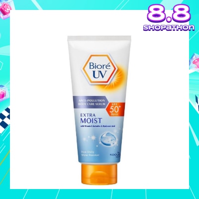 BIORE UV Anti-Pollution Body Care Serum SPF50+ PA+++ Extra Moist 150ml