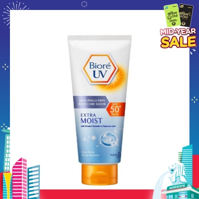 BIORE UV Anti-Pollution Body Care Serum SPF50+ PA+++ Extra Moist 150ml