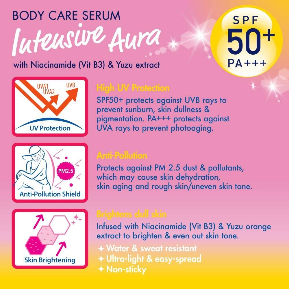 UV Anti-Pollution Body Care Serum SPF50+ PA+++ Intensive Whitening 150ml