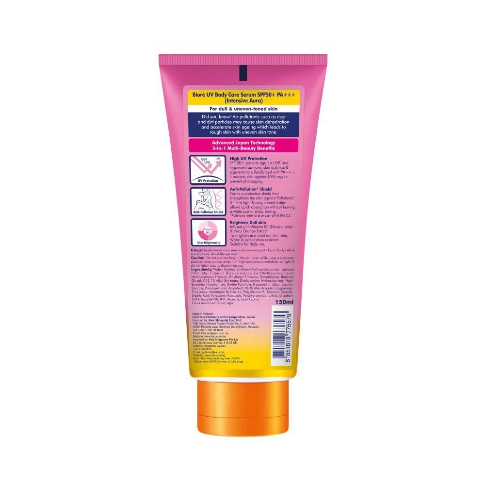 UV Anti-Pollution Body Care Serum SPF50+ PA+++ Intensive Whitening 150ml