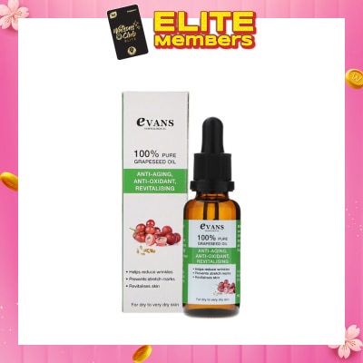 EVANS Evans Grapeseed Oil 30ml