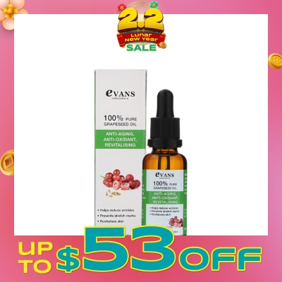 EVANS Evans Grapeseed Oil 30ml