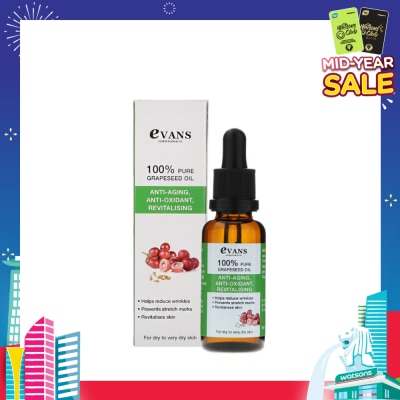 EVANS Evans Grapeseed Oil 30ml