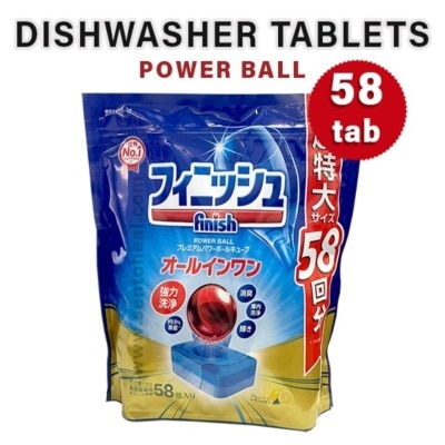 FINISH Power Ball Dishwasher Tablet 58s