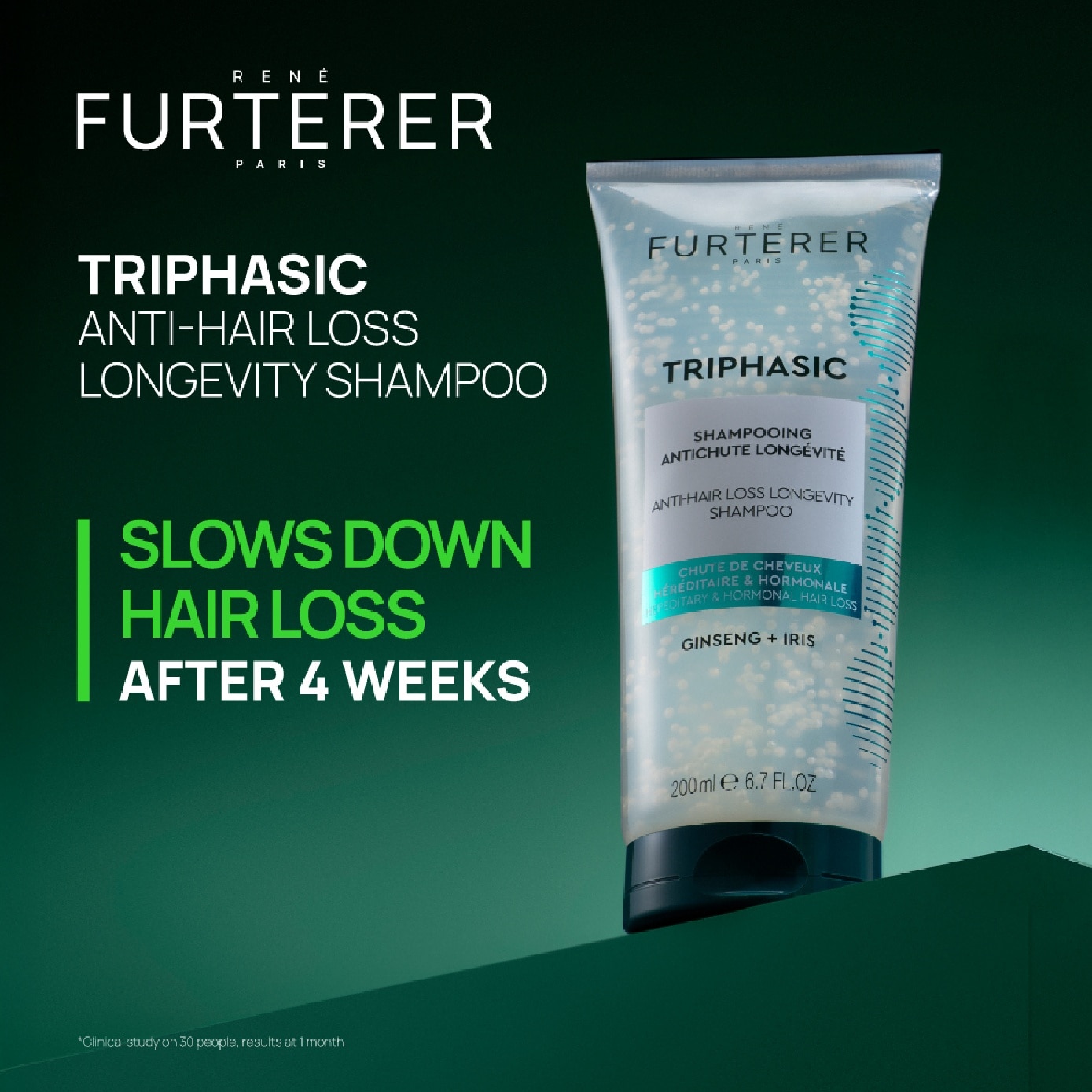 Triphasic Anti Hair Loss Longevity Shampoo 200ml image