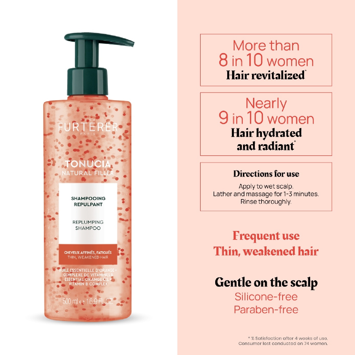 Tonucia Natural Filler Replumping Shampoo 500ml image