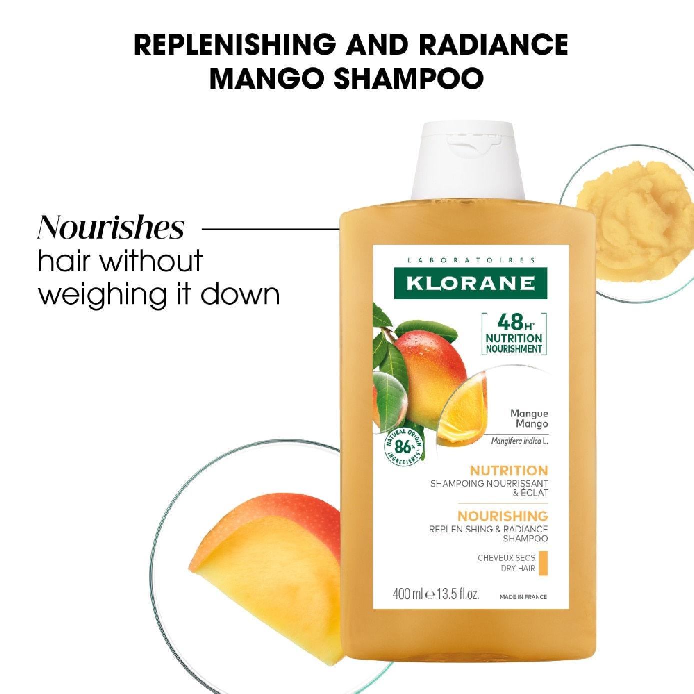 Mango Nourishing + Replenishing Shampoo 100ml