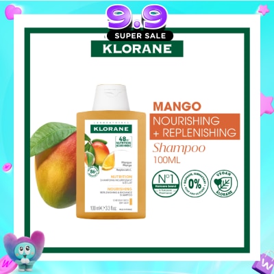 KLORANE - Mango Nourishing + Replenishing Shampoo 100ml image
