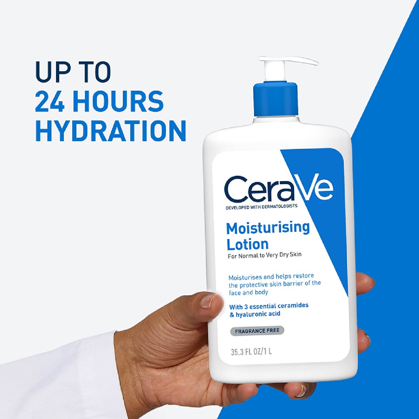 CERAVE Moisturising Lotion 1L | Derma Skin Care | Watsons Singapore