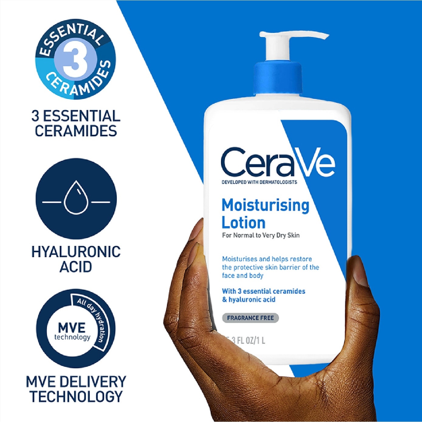 Daily Moisturizing Lotion (Normal to Very Dry Skin) 1L