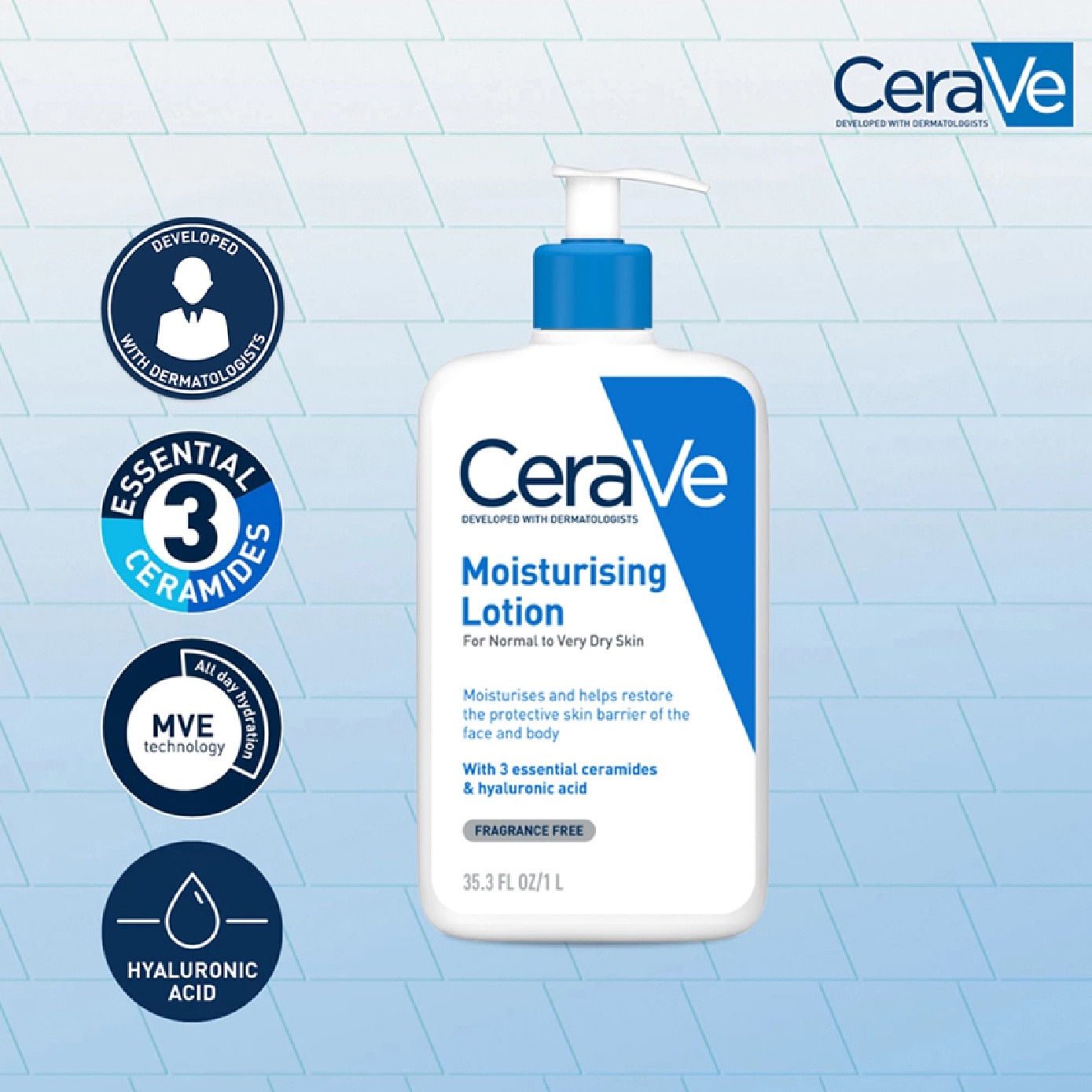 Daily Moisturizing Lotion (Normal to Very Dry Skin) 1L