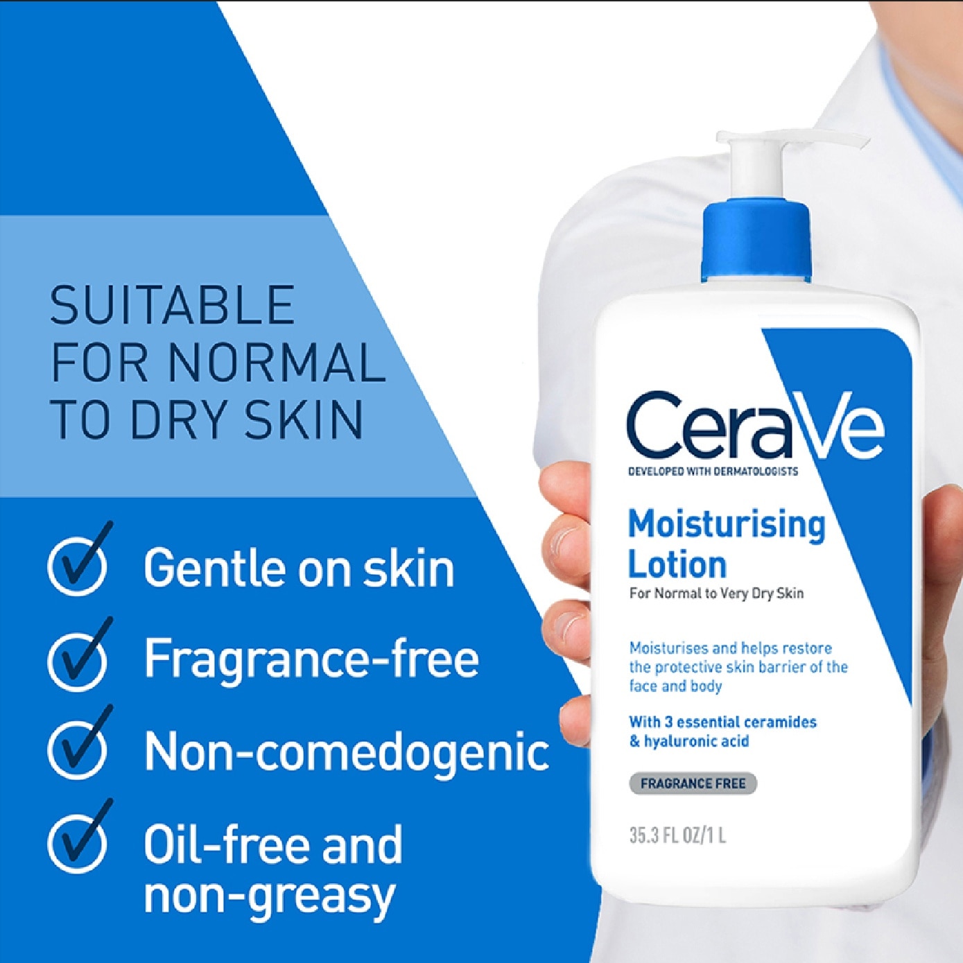 Daily Moisturizing Lotion (Normal to Very Dry Skin) 1L