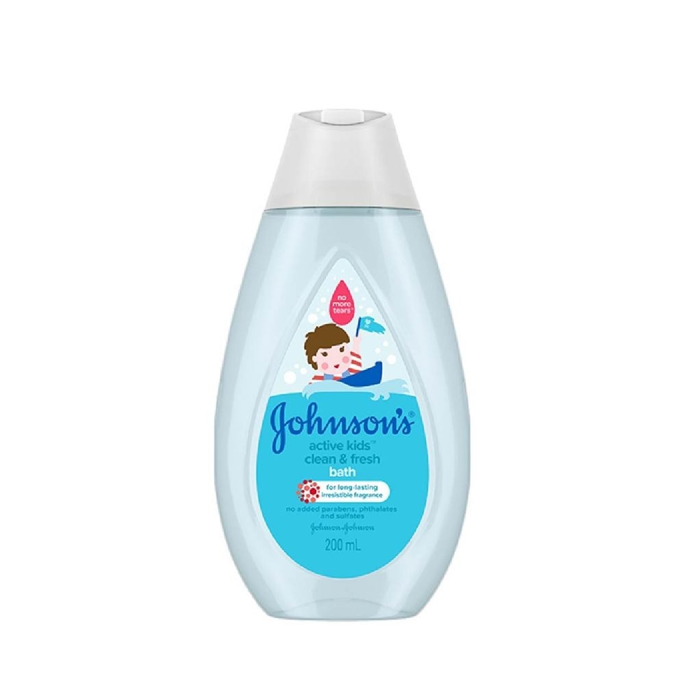 Johnson's Active Kids Clean & Fresh Bath 200ml (With Green Tea Extracts)