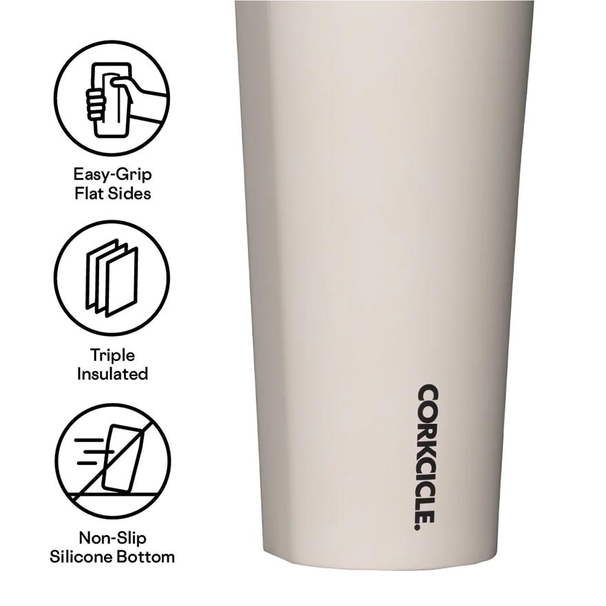Cold Cup Insulated Tumbler With Straw (Latte) 700ml