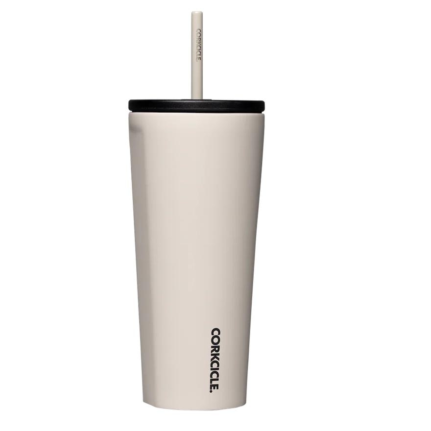 Cold Cup Insulated Tumbler With Straw (Latte) 700ml