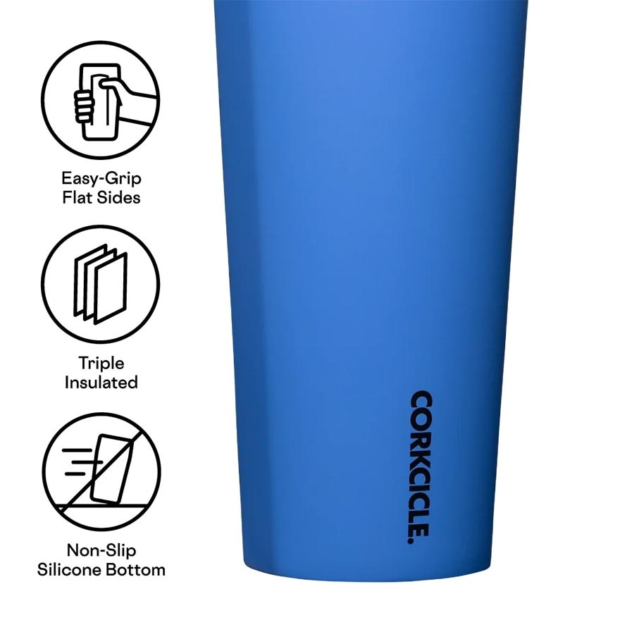Cold Cup Insulated Tumbler With Straw (Pacific Blue) 700ml