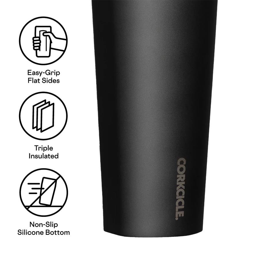 Cold Cup Insulated Tumbler With Straw (Ceramic State) 700ml