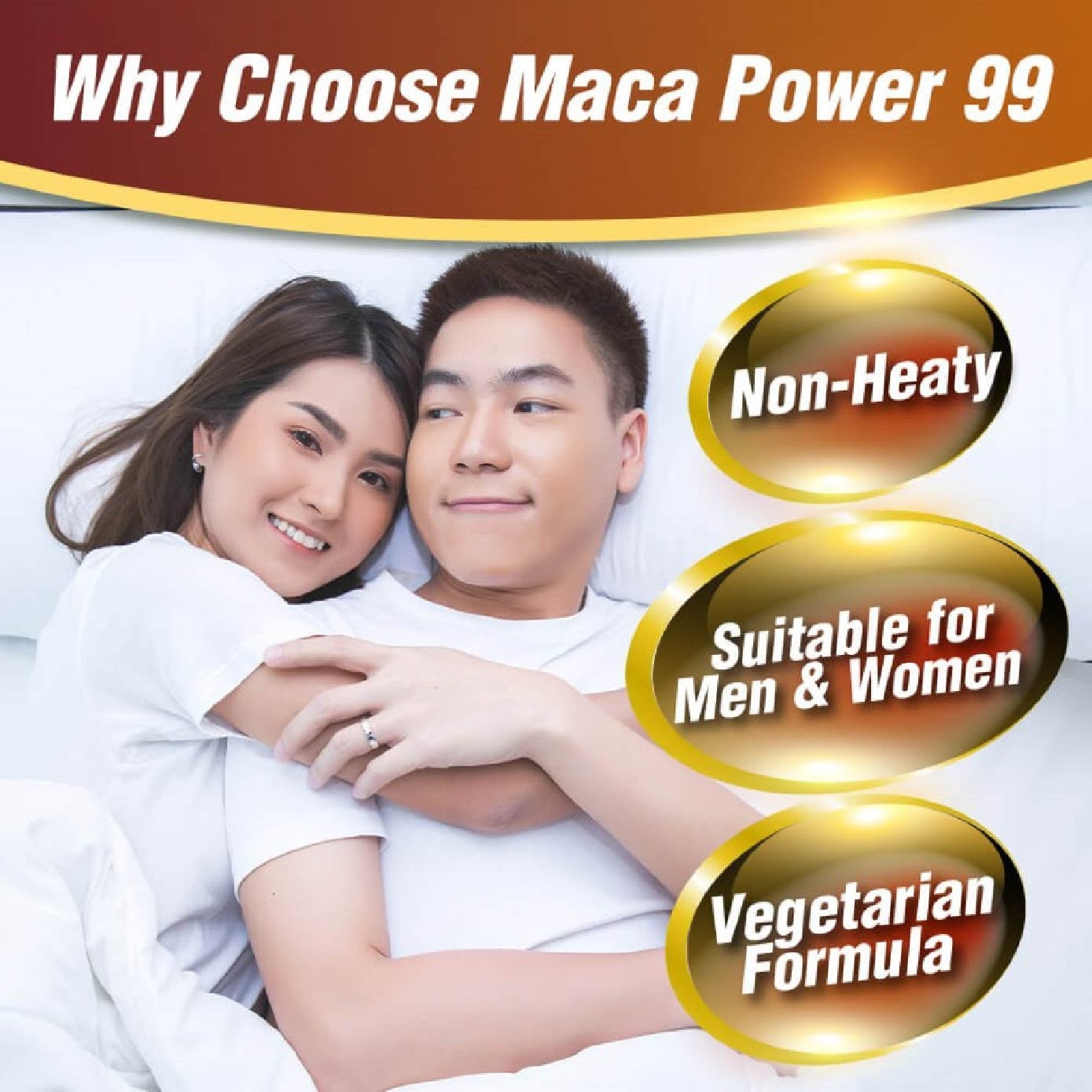 Maca Power 99 Pure Maca For Men Health (Energy,Stamina, Night Performance) 120s
