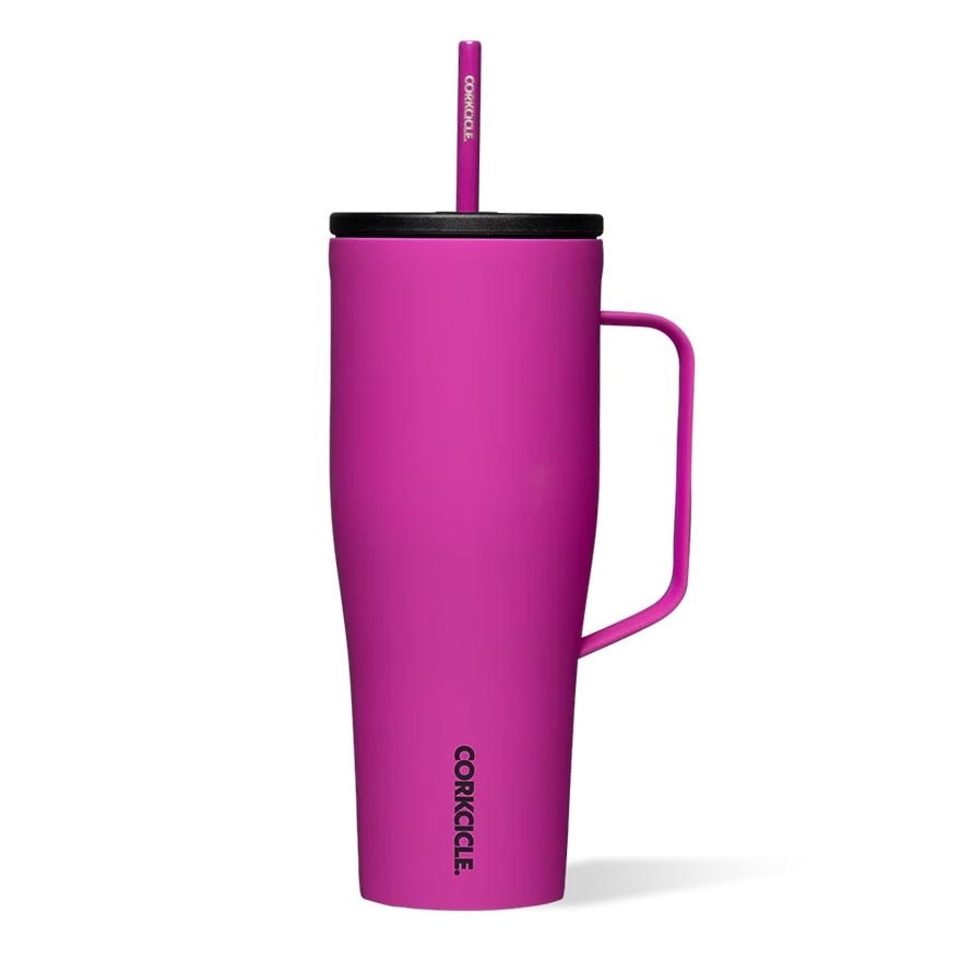 Cold Cup XL Insulated Tumbler With Handle & Straw (Berry Punch) 880ml