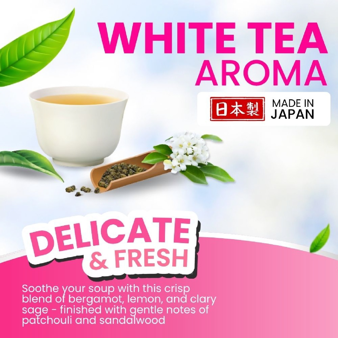 Good Tea Time Fabric Refresher White Tea Travel-Sized 50ml image