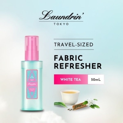 LAUNDRIN Good Tea Time Fabric Refresher White Tea Travel Sized 50ml image