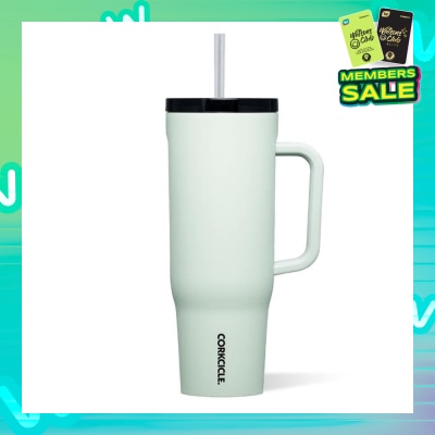 CORKCICLE Cruiser Insulated Tumbler With Handle & Straw (Sage Mist) 1.2L