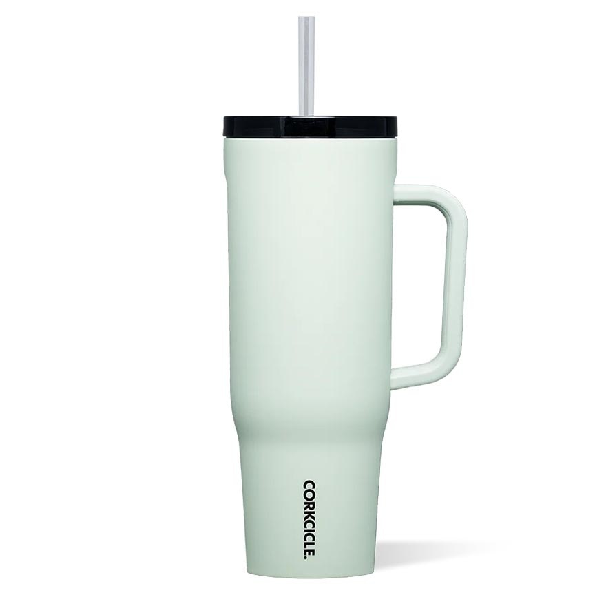 Cruiser Insulated Tumbler With Handle & Straw (Sage Mist) 1.2L