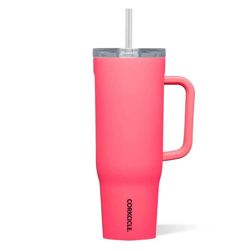 Cruiser Insulated Tumbler With Handle & Straw (Paradise Punch) 1.2L