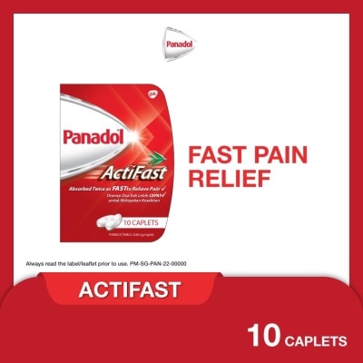 PANADOL Actifast Caplets (Faster Pain Relief) 10s