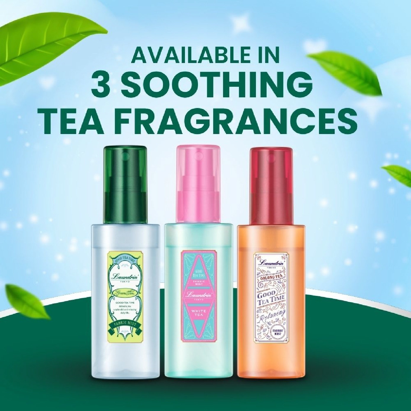 Good Tea Time Fabric Refresher Travel-Sized Green Tea 50ml image