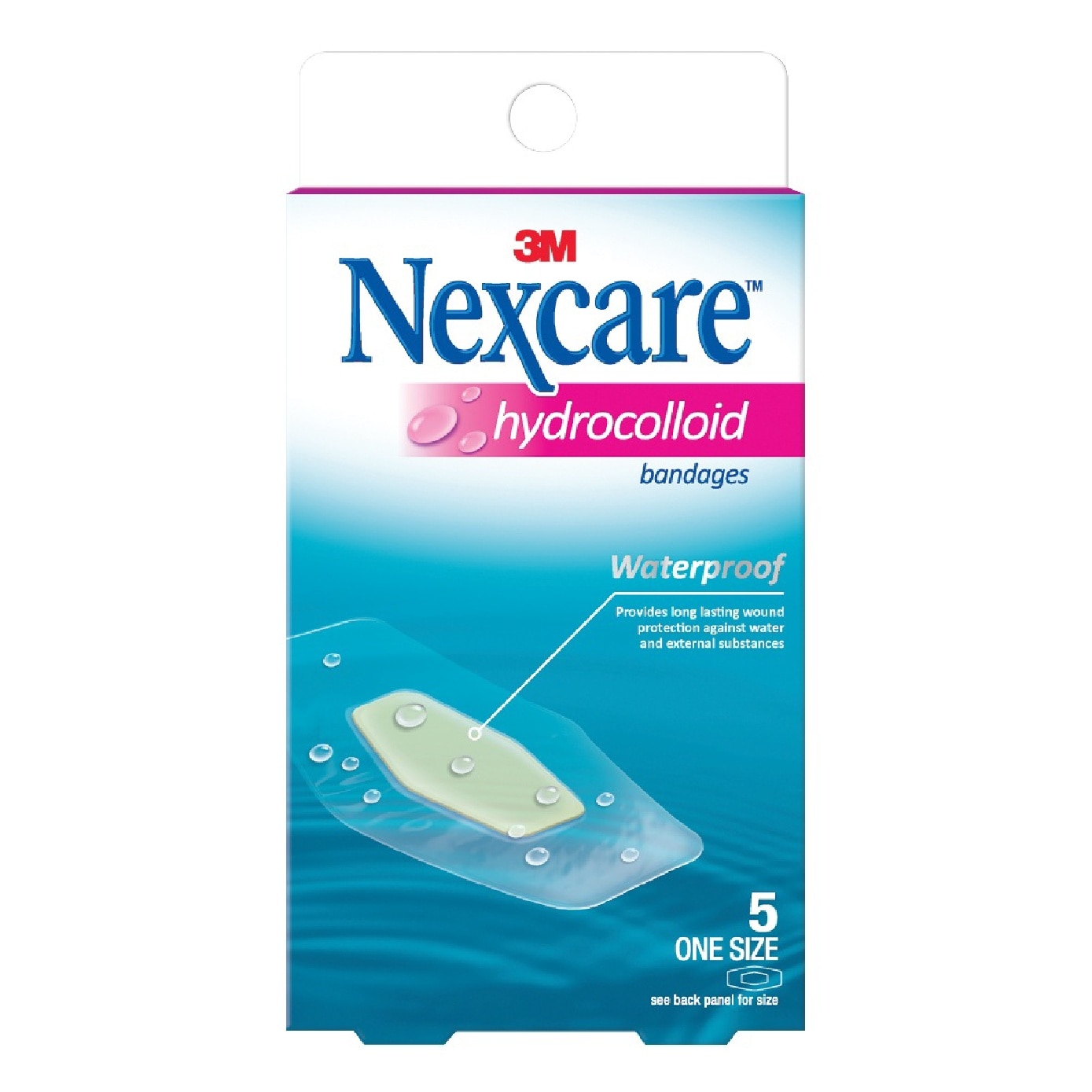 Hydrocolloid Bandage Regular 3.2cm x 6.4cm 5s image