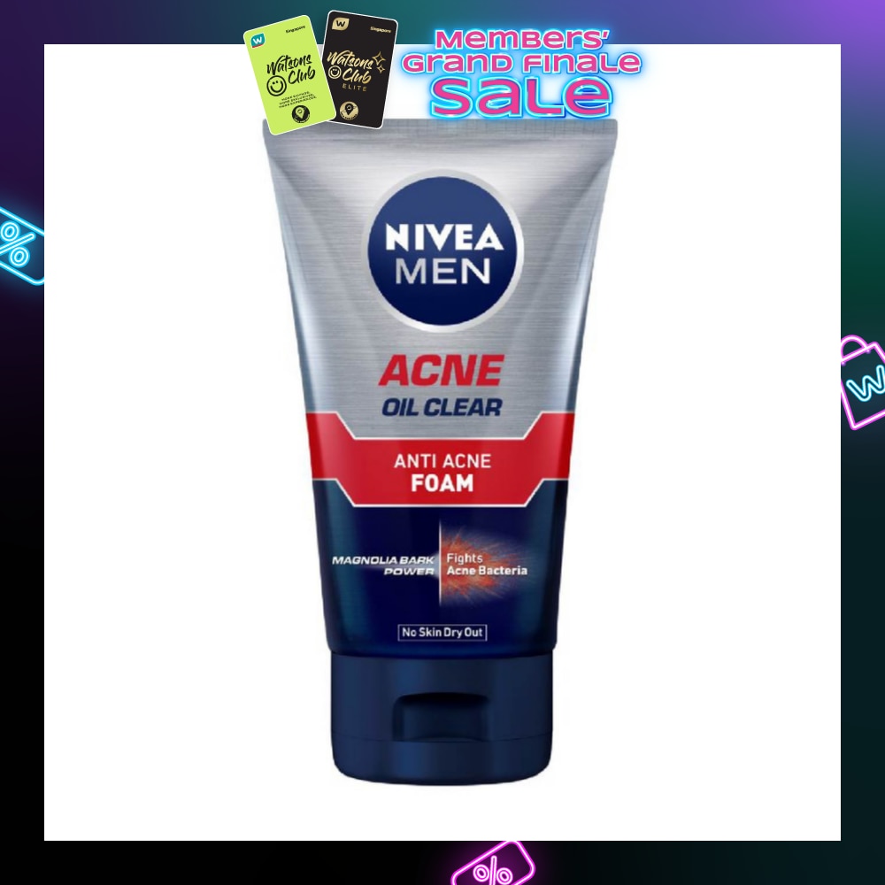 Men Total Anti Acne Oil Control Foam 100g