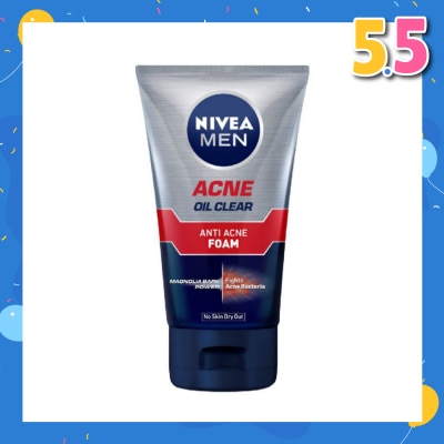 NIVEA Men Total Anti Acne Oil Control Foam 100g
