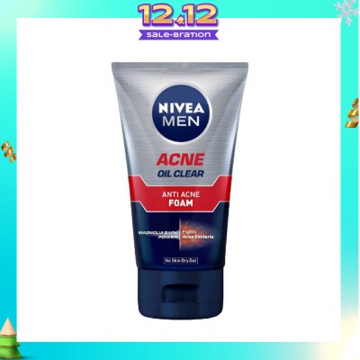 NIVEA Men Total Anti Acne Oil Control Foam 100g