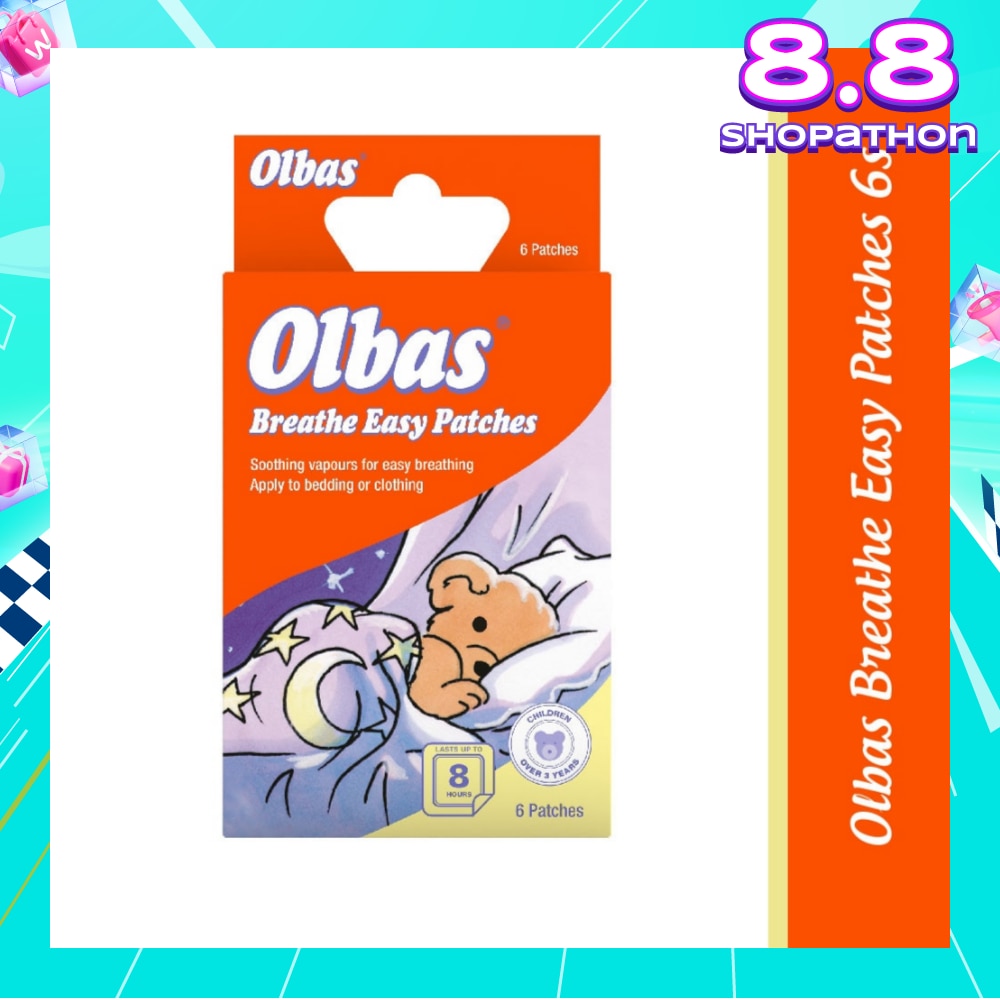 Breathe Easy Patches (Apply To Bedding Or Clothing) 6s