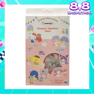CAREDYN Sanrio Characters Mosquito Repellent Patch 6 Assorted Designs 12s