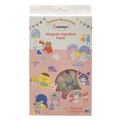 CAREDYN Sanrio Characters Mosquito Repellent Patch 6 Assorted Designs 12s