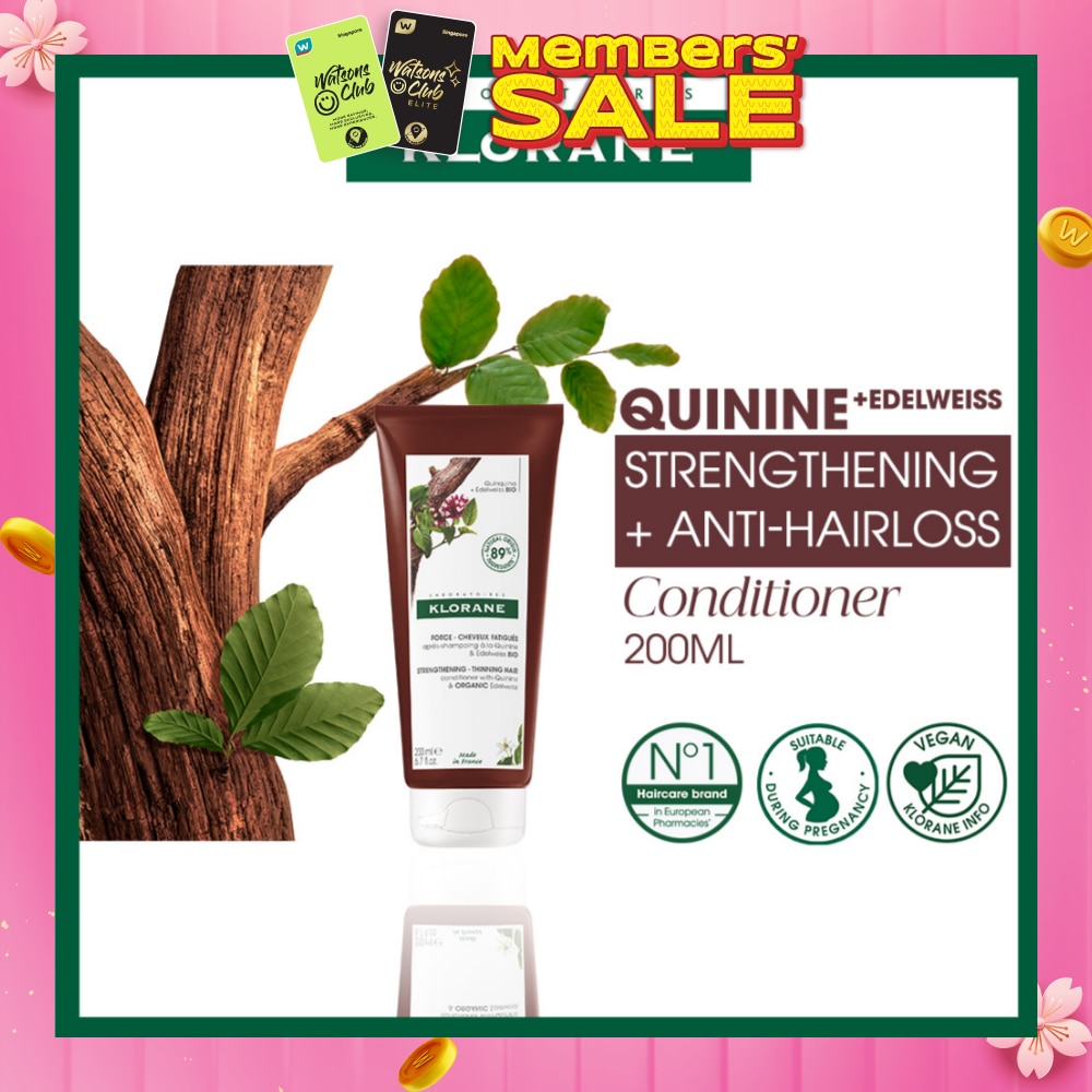 Strengthening - Thinning Hair Loss Quinine & Organic Edelweiss Conditioner (To Strengthens Hair & Reduces Breakage) 200ml