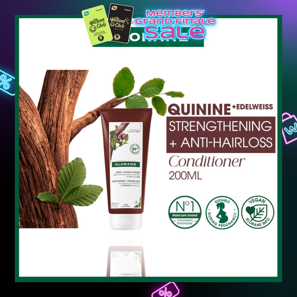 Strengthening - Thinning Hair Loss Quinine & Organic Edelweiss Conditioner (To Strengthens Hair & Reduces Breakage) 200ml