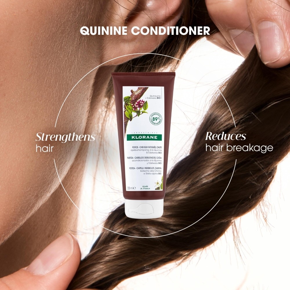 Strengthening - Thinning Hair Loss Quinine & Organic Edelweiss Conditioner (To Strengthens Hair & Reduces Breakage) 200ml