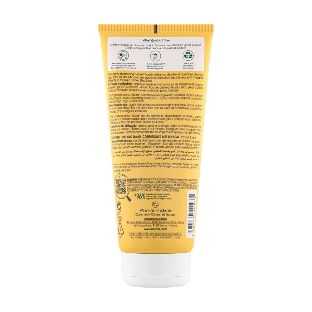 Nourishing - Dry Hair Mango Conditioner (To Rehydrates, Enhances & Protects) 200ml