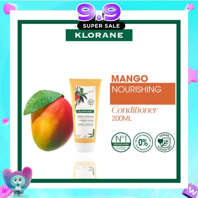 KLORANE - Nourishing - Dry Hair Mango Conditioner (To Rehydrates, Enhances & Protects) 200ml image