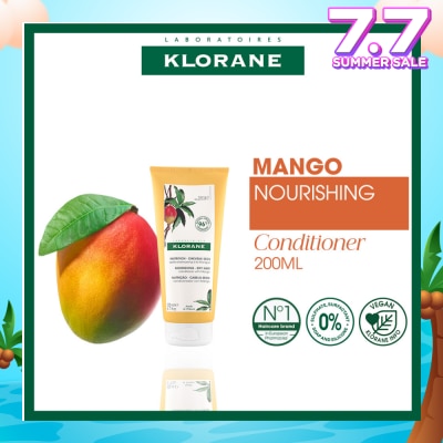 KLORANE Nourishing - Dry Hair Mango Conditioner (To Rehydrates, Enhances & Protects) 200ml