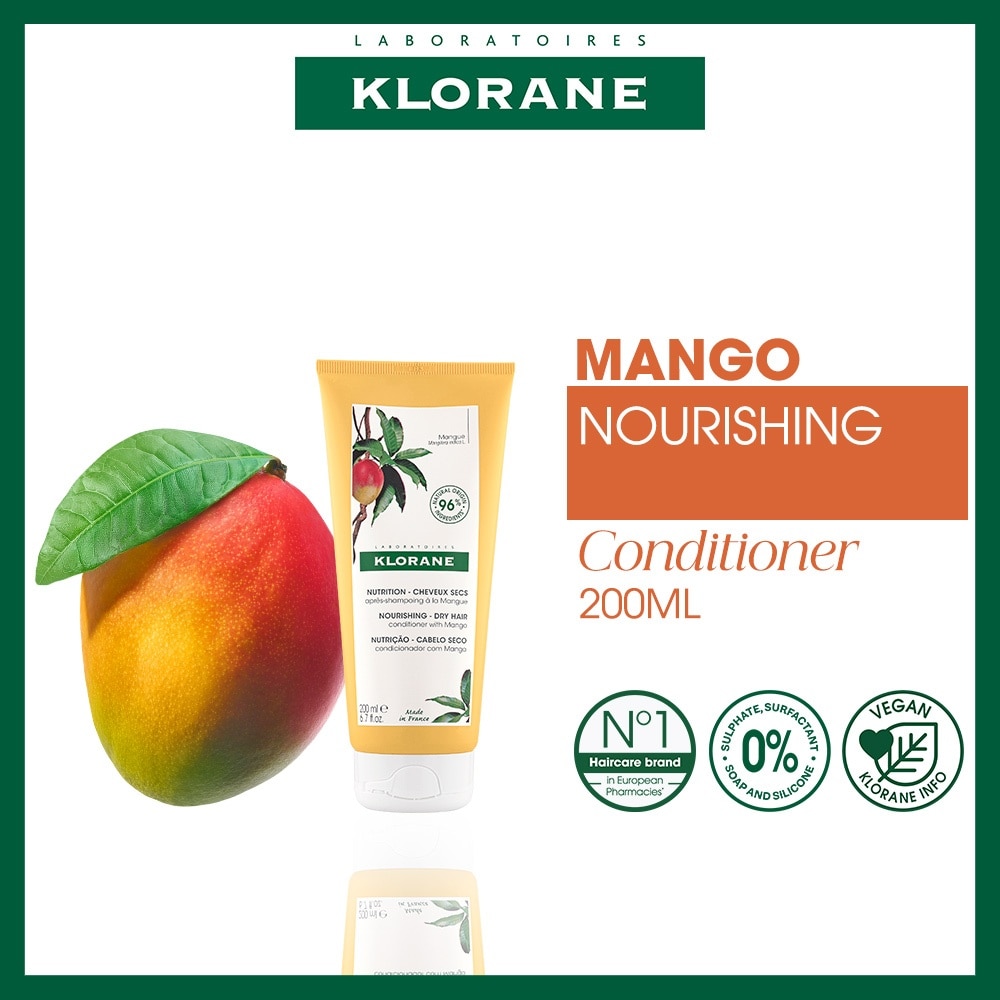 Klorane Nourishing Conditioner With Mango Butter 200ml