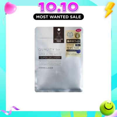 QUALITY 1ST Derma Laser Super VC100 White Sheet Mask (Brightening Care) 7s image