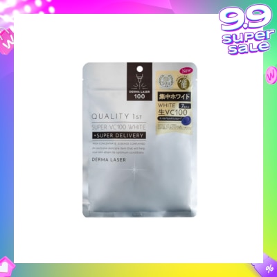 QUALITY 1ST Derma Laser Super VC100 White Sheet Mask (Brightening Care) 7s