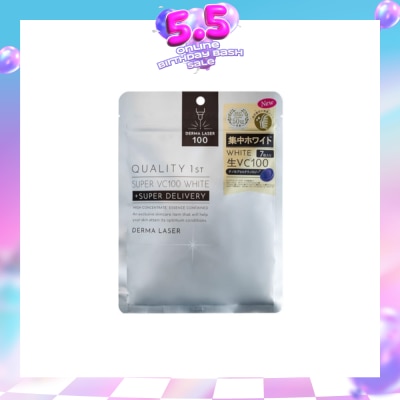 QUALITY 1ST - Derma Laser Super VC100 White Sheet Mask (Brightening Care) 7s