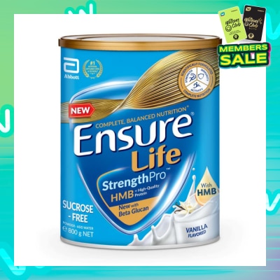 ENSURE Life Strength Pro With HMB Adult Nutritional Drink Vanilla (Sucrose-Free) 800g