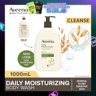 AVEENO Daily Moisturizing Body Wash (Helps Replenish Skin’s Natural Moisture Suitable For Normal To Dry Skin) 1L