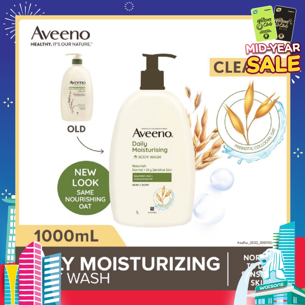 Daily Moisturizing Body Wash (Helps Replenish Skin’s Natural Moisture Suitable For Normal To Dry Skin) 1L